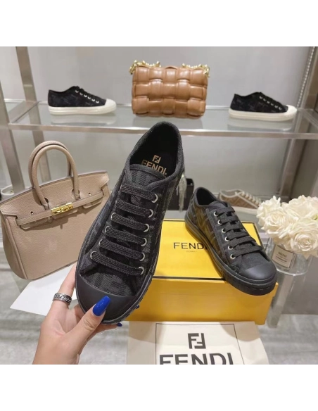 Fendi Domino Black,FENDI Sneakers