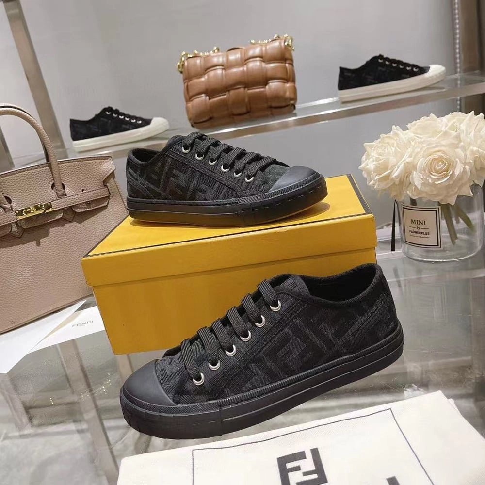 Fendi Domino Black,FENDI Sneakers
