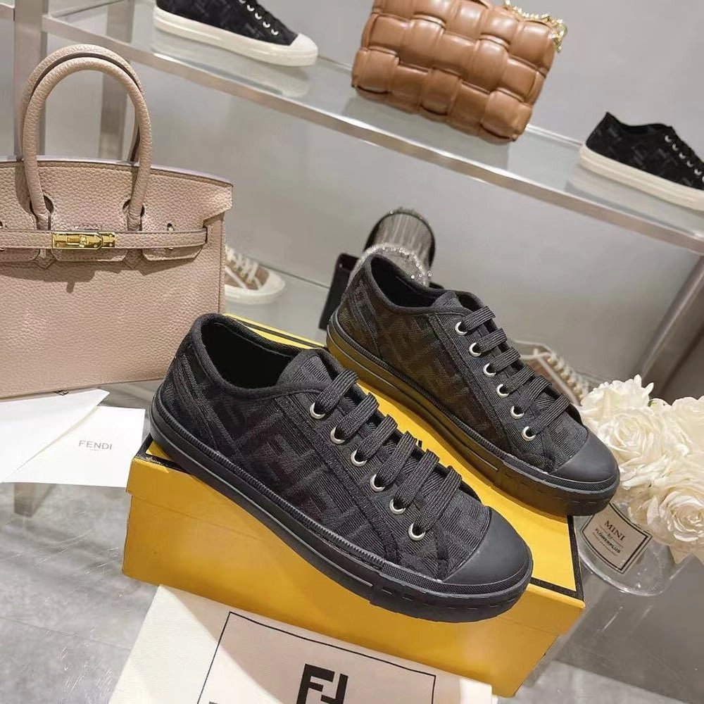 Fendi Domino Black,FENDI Sneakers