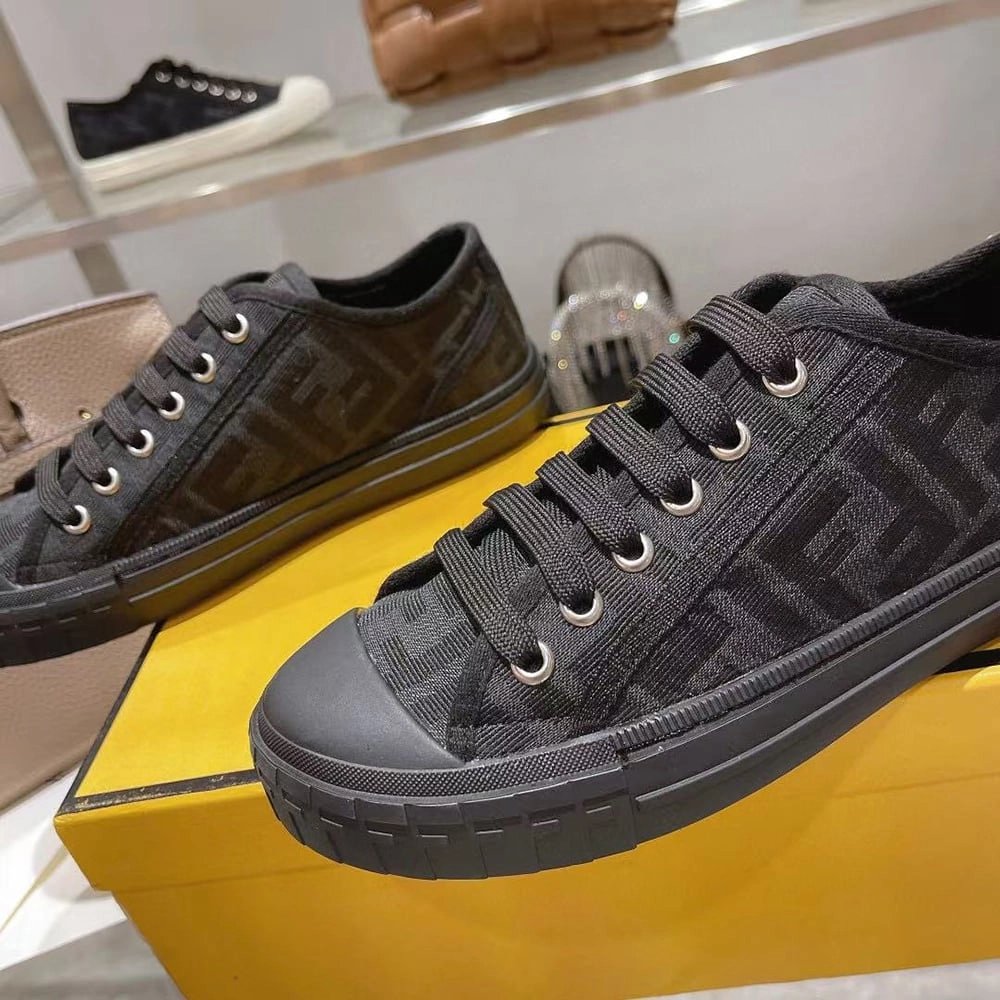 Fendi Domino Black,FENDI Sneakers