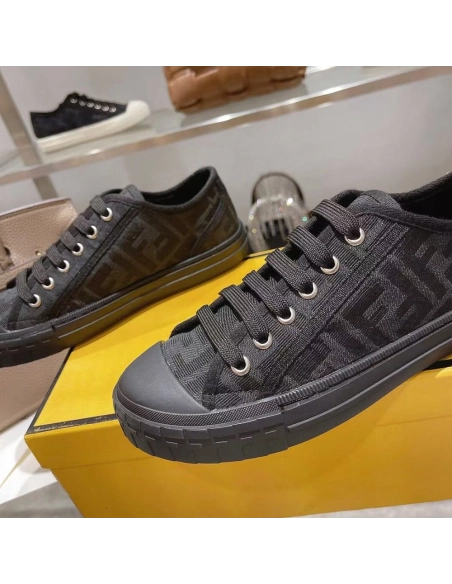 Fendi Domino Black,FENDI Sneakers