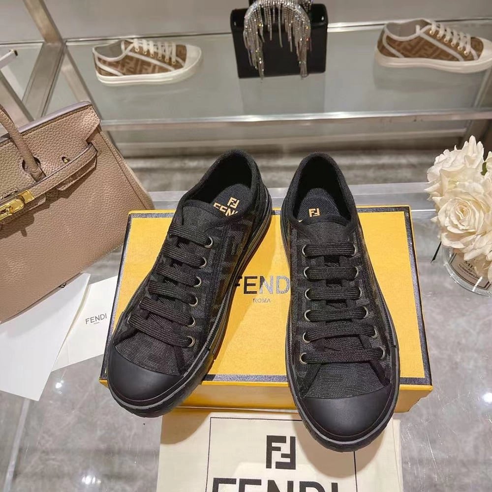 Fendi Domino Black,FENDI Sneakers