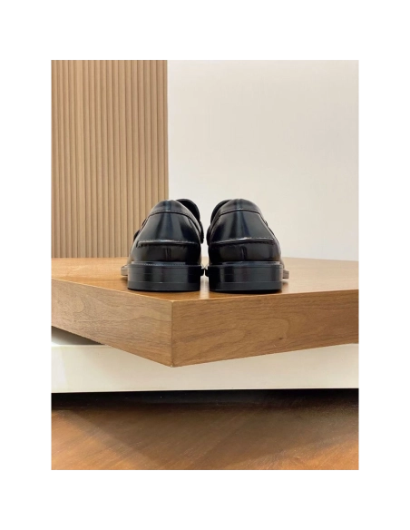 Fendi Orlock Black Leather Loafers,FENDI Sneakers