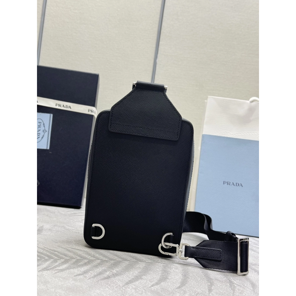 Prada Brique Saffiano leather bags 2VZ106 20X14X4cm,Prada Bags