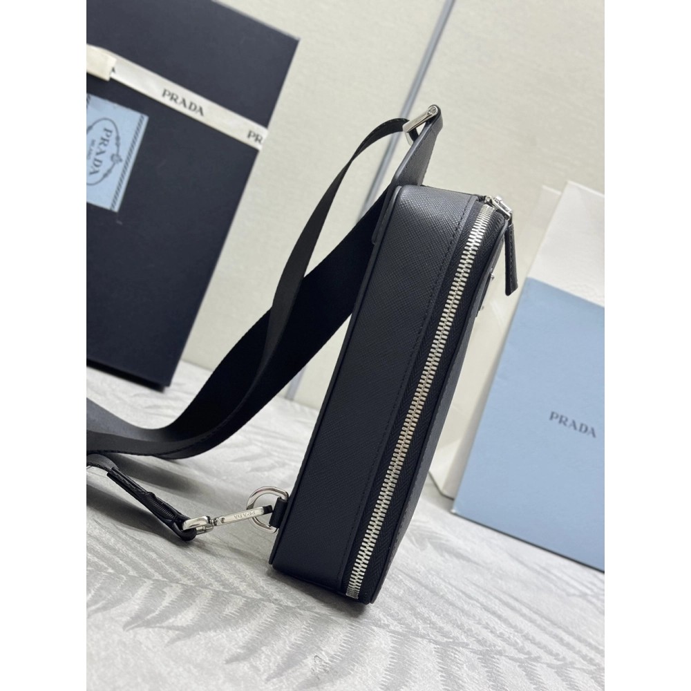 Prada Brique Saffiano leather bags 2VZ106 20X14X4cm,Prada Bags