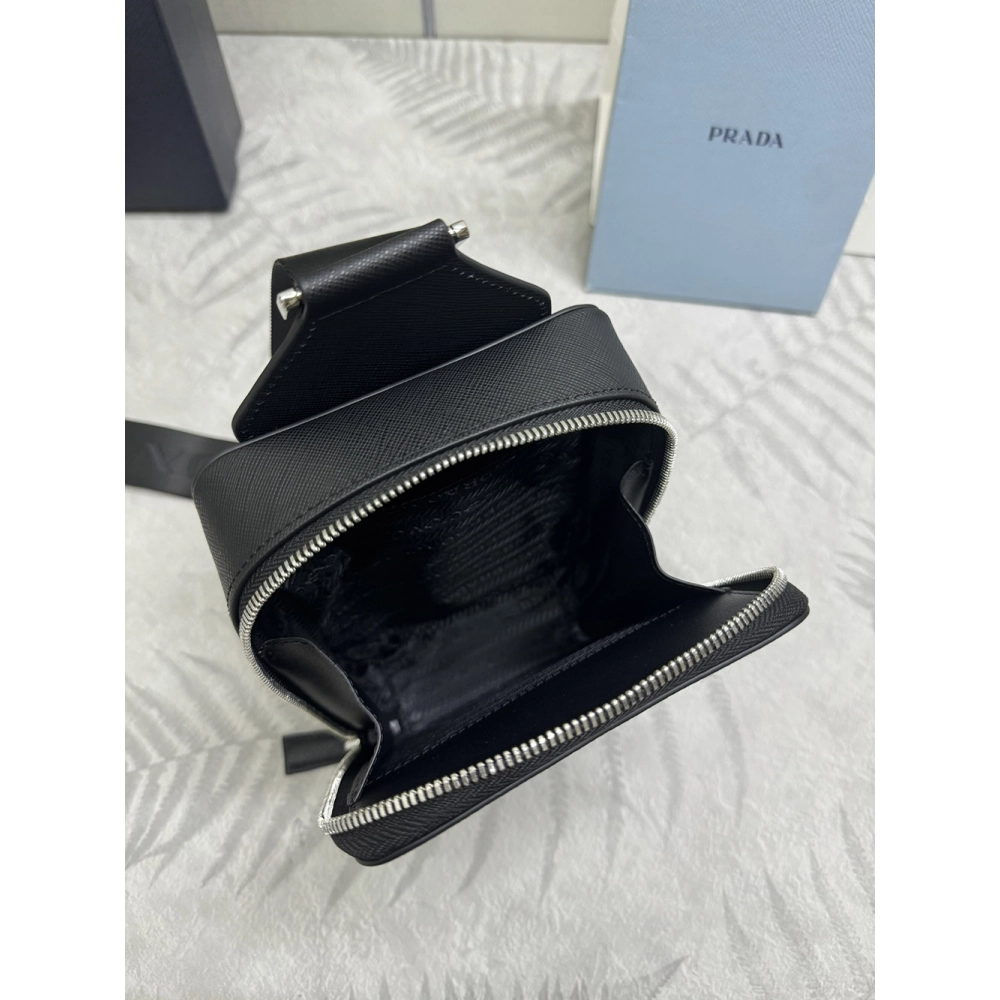 Prada Brique Saffiano leather bags 2VZ106 20X14X4cm,Prada Bags
