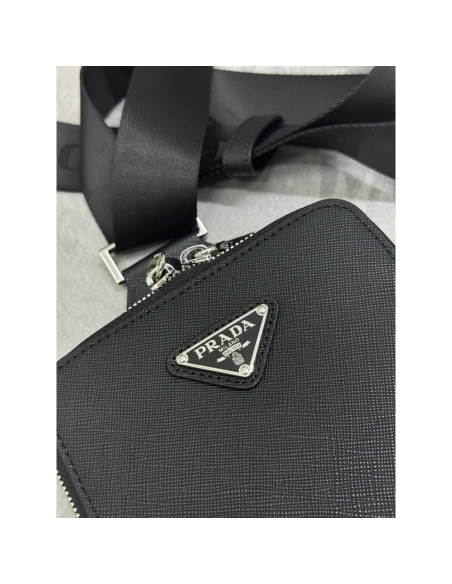 Prada Brique Saffiano leather bags 2VZ106 20X14X4cm,Prada Bags