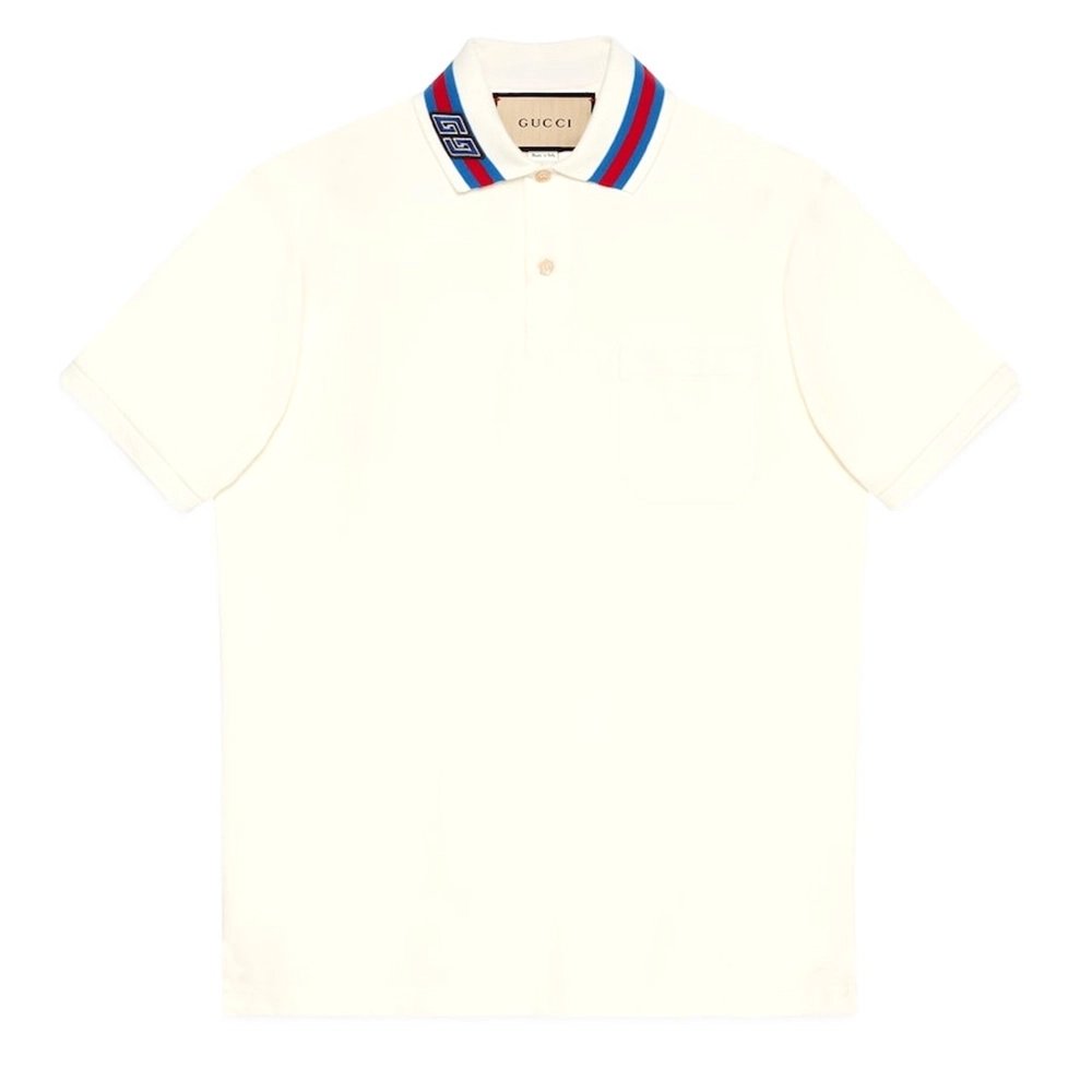 Gucci Logo-appliqu¨¦d Stretch-Cotton Piqu¨¦ Polo Shirt,Gucci