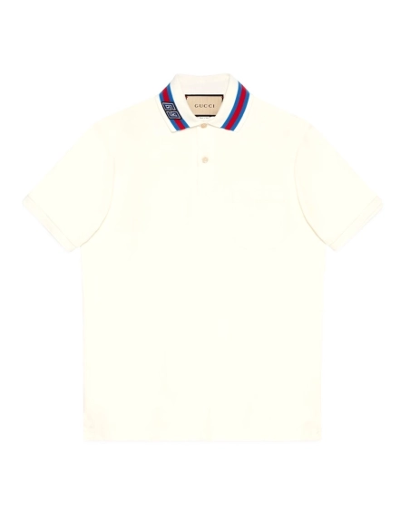 Gucci Logo-appliqu¨¦d Stretch-Cotton Piqu¨¦ Polo Shirt,Gucci