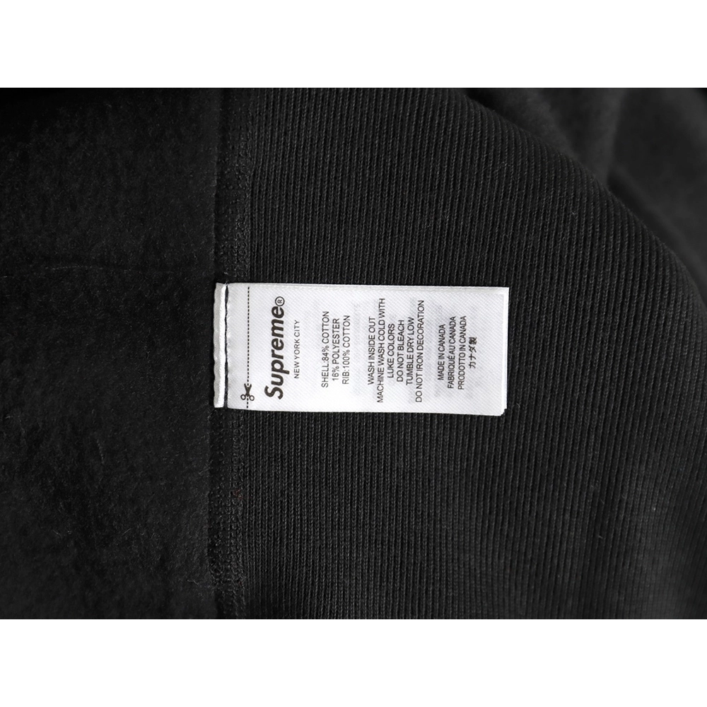 Supreme logo embroidered pocket hoodie,Supreme