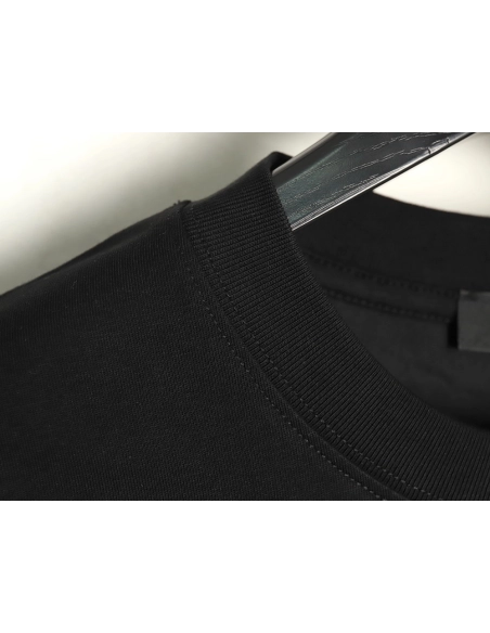 Prada with triangle logo and lettering on the chest T-shirt,Prada