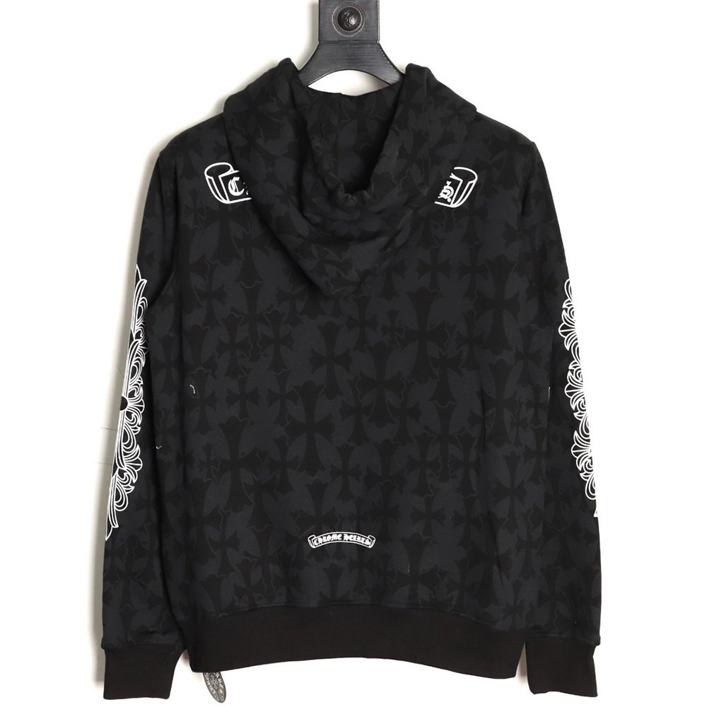 Chrome Hearts all-over print hoodie,Chrome Hearts