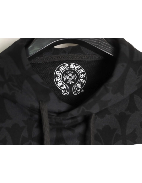 Chrome Hearts all-over print hoodie,Chrome Hearts