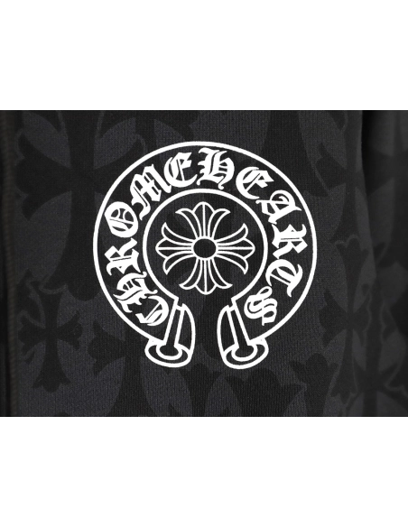 Chrome Hearts all-over print hoodie,Chrome Hearts