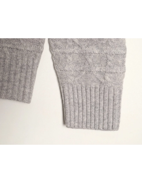 Dior cable knit crew neck sweater,Dior