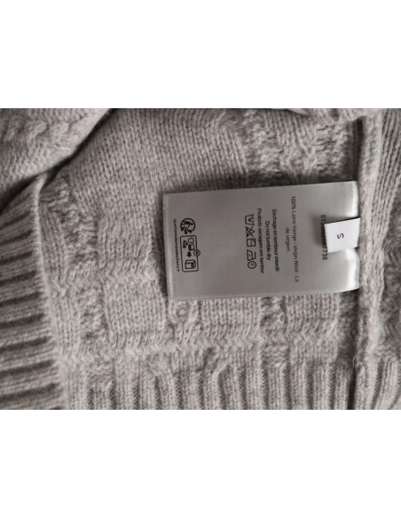 Dior cable knit crew neck sweater,Dior