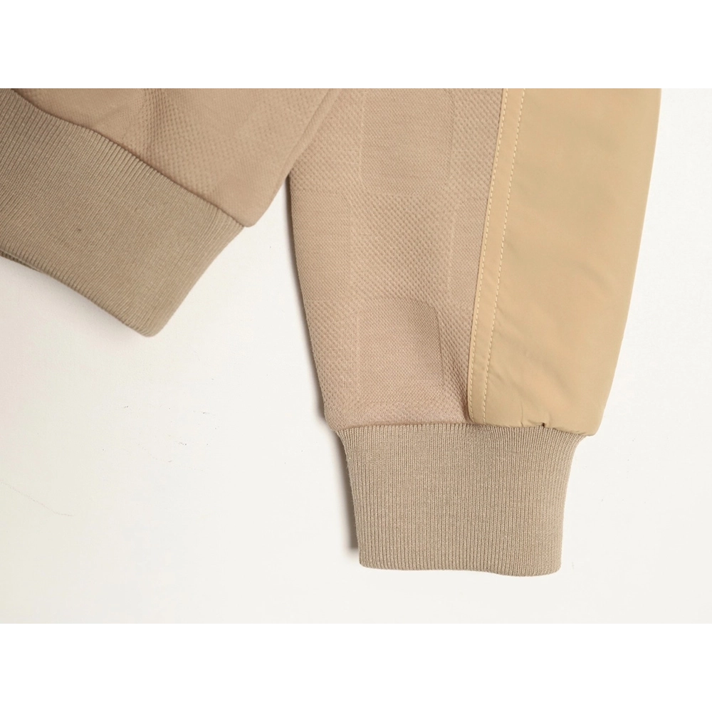 Louis Vuitton khaki half-zip stand-up collar sweatshirt,Louis Vuitton