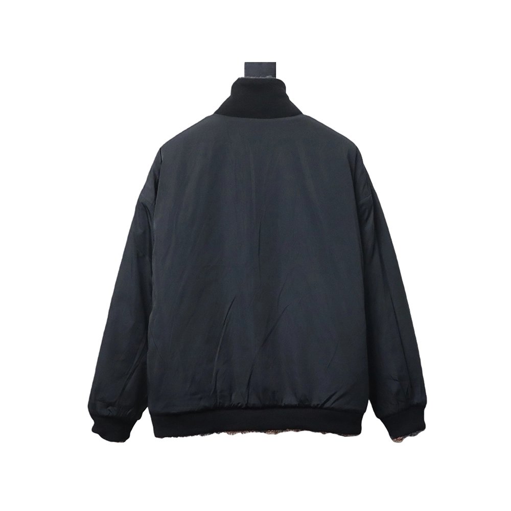 Louis Vuitton Nigo Floral Reversible Fleece Shearling Jacket,Louis Vuitton