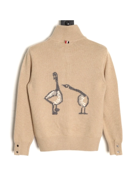 Thom Browne Goose Half-Zip Sweater,Thom Browne