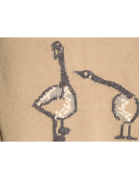 Thom Browne Goose Half-Zip Sweater,Thom Browne