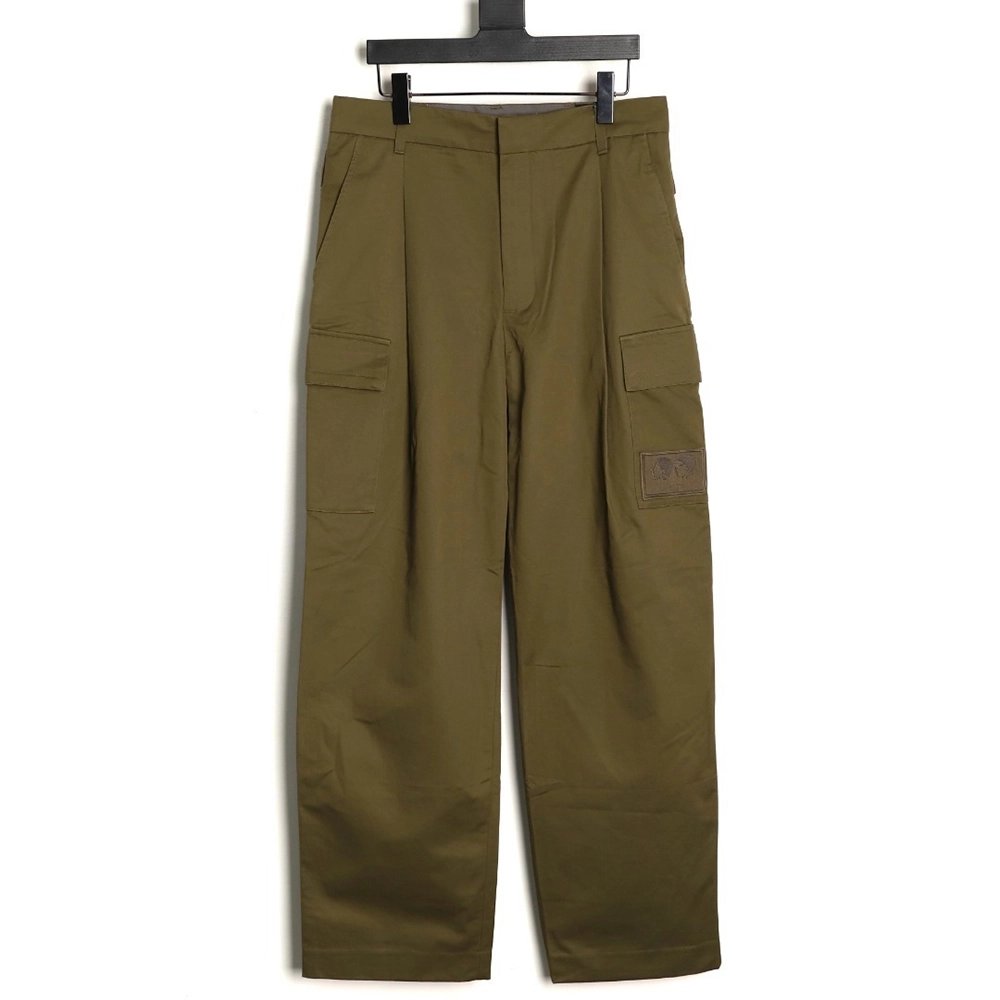 Louis Vuitton Green Patchwork Pocket Cargo Pants,Louis Vuitton