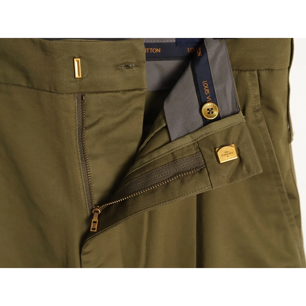 Louis Vuitton Green Patchwork Pocket Cargo Pants,Louis Vuitton