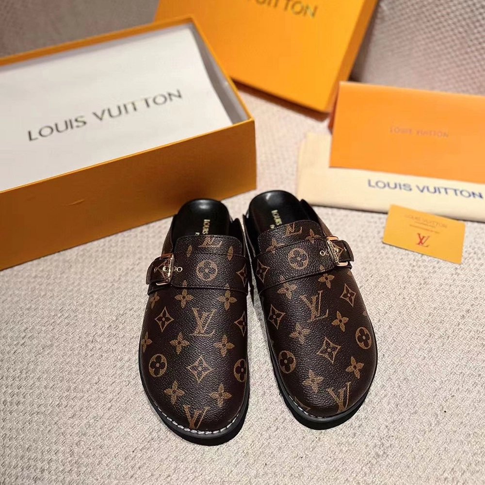Louis Vuitton Cosy Flat Comfort Clog 1AAW6T,Louis Vuitton Slides