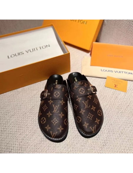 Louis Vuitton Cosy Flat Comfort Clog 1AAW6T,Louis Vuitton Slides