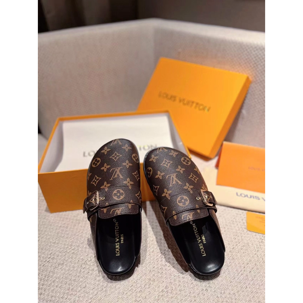 Louis Vuitton Cosy Flat Comfort Clog 1AAW6T,Louis Vuitton Slides