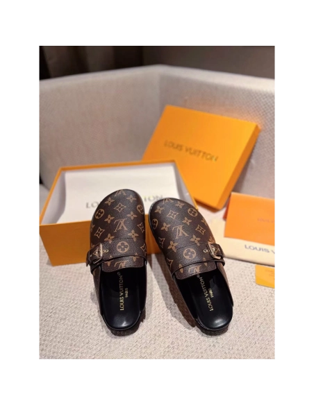 Louis Vuitton Cosy Flat Comfort Clog 1AAW6T,Louis Vuitton Slides