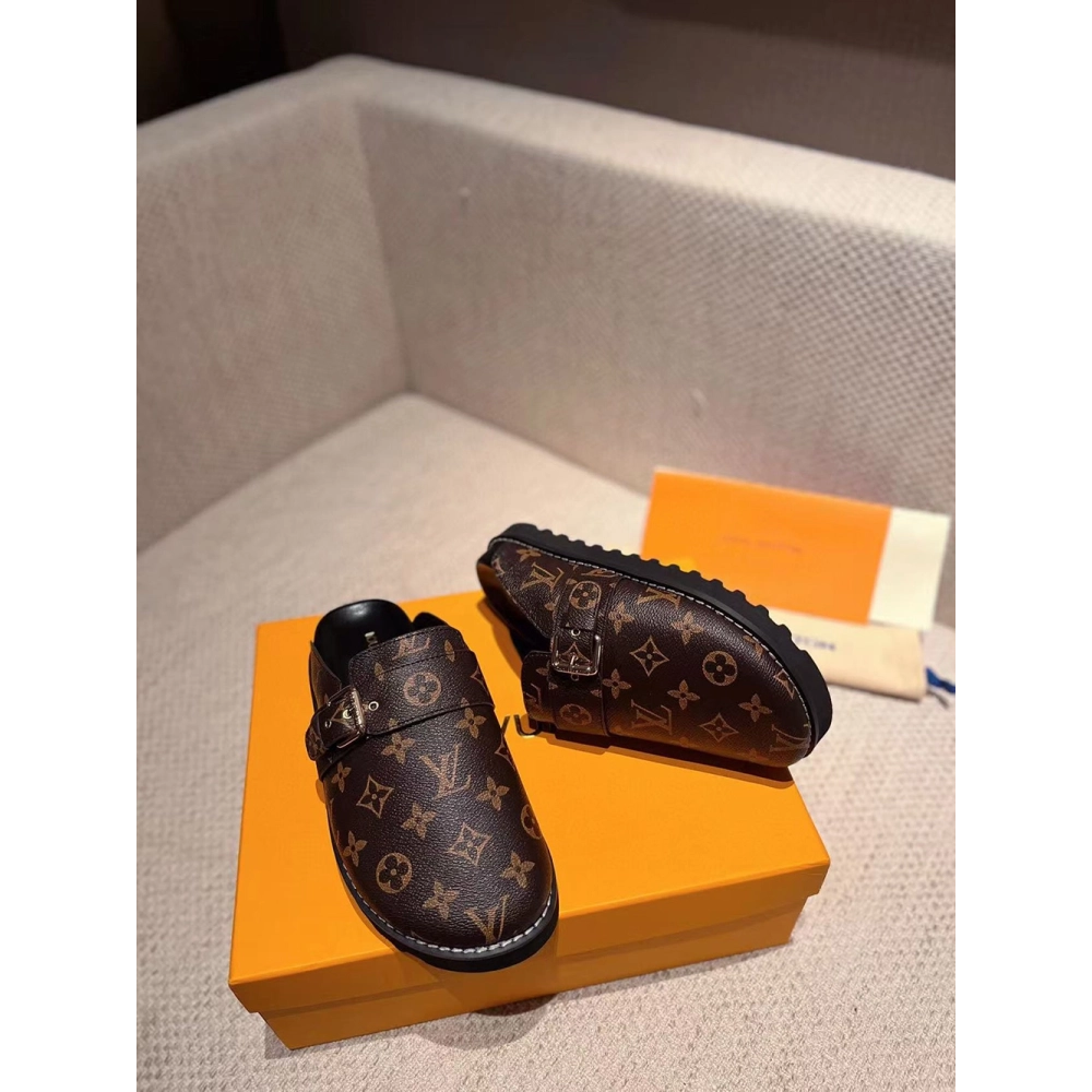 Louis Vuitton Cosy Flat Comfort Clog 1AAW6T,Louis Vuitton Slides