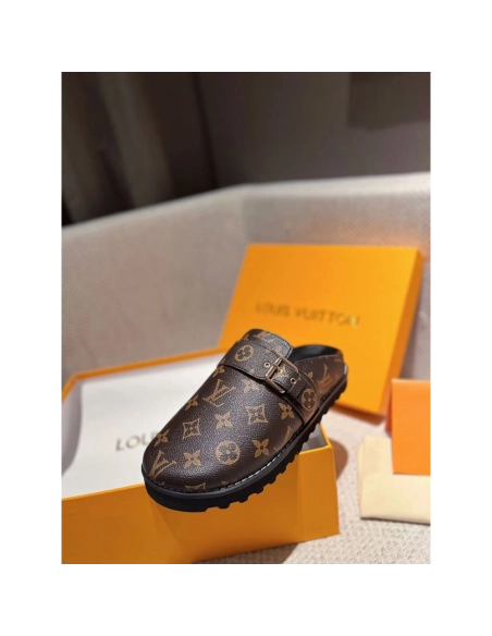Louis Vuitton Cosy Flat Comfort Clog 1AAW6T,Louis Vuitton Slides