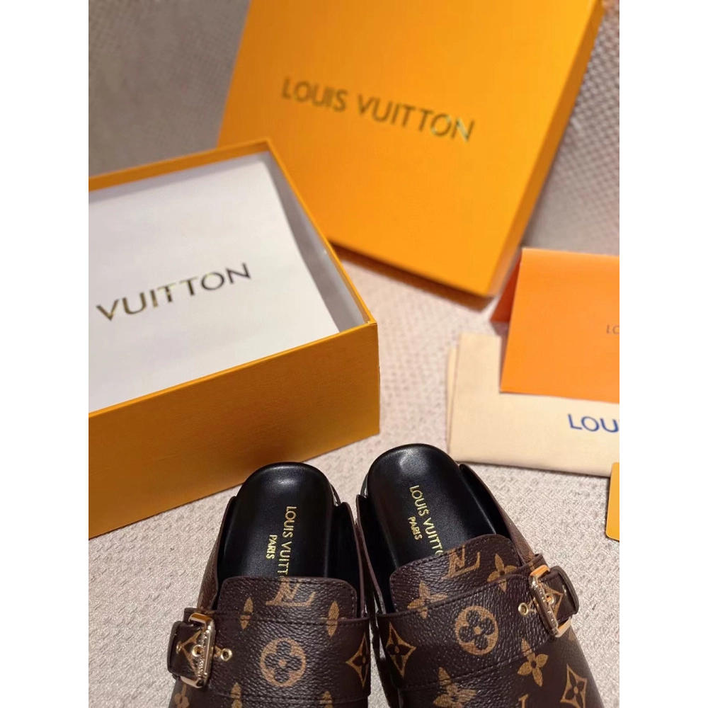Louis Vuitton Cosy Flat Comfort Clog 1AAW6T,Louis Vuitton Slides