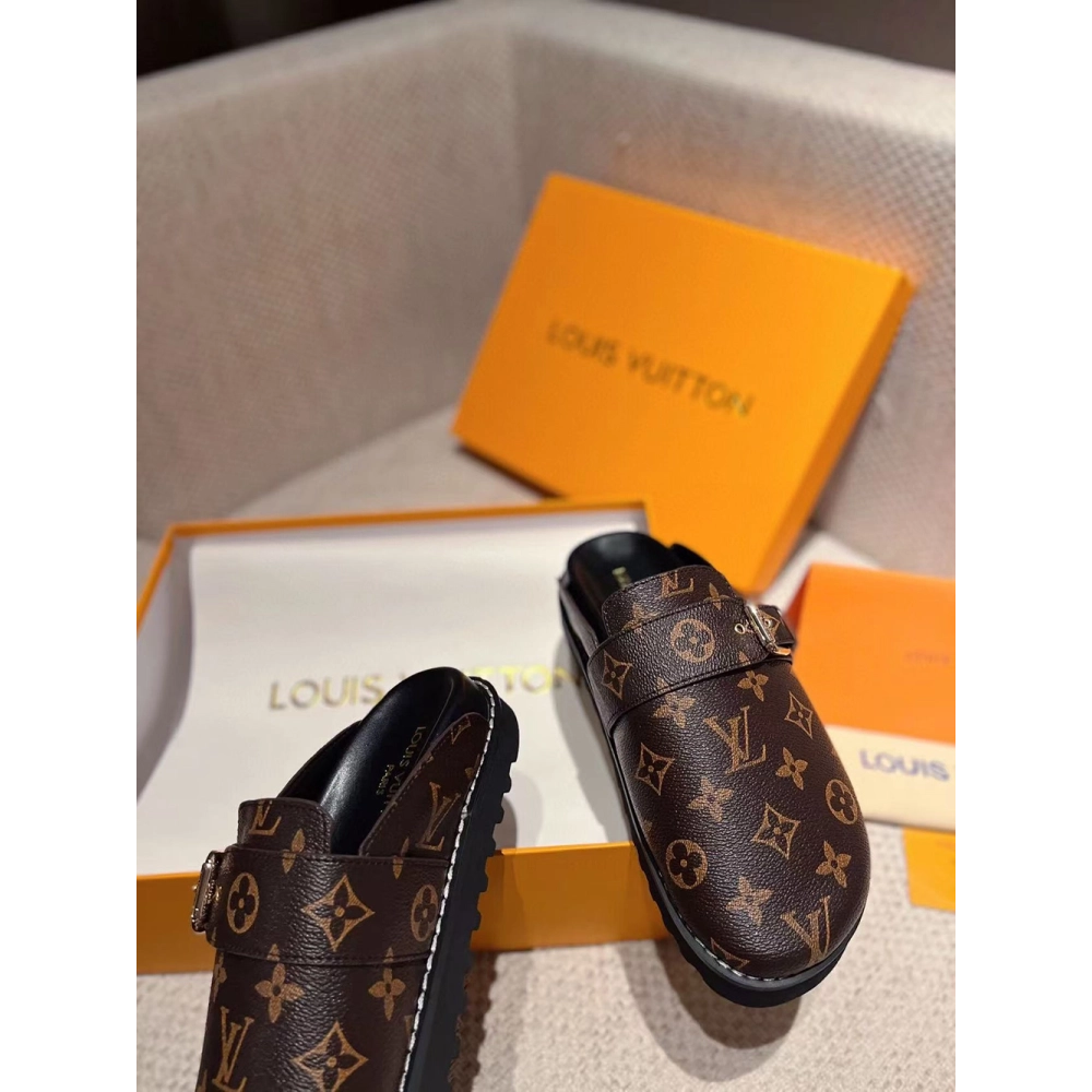 Louis Vuitton Cosy Flat Comfort Clog 1AAW6T,Louis Vuitton Slides