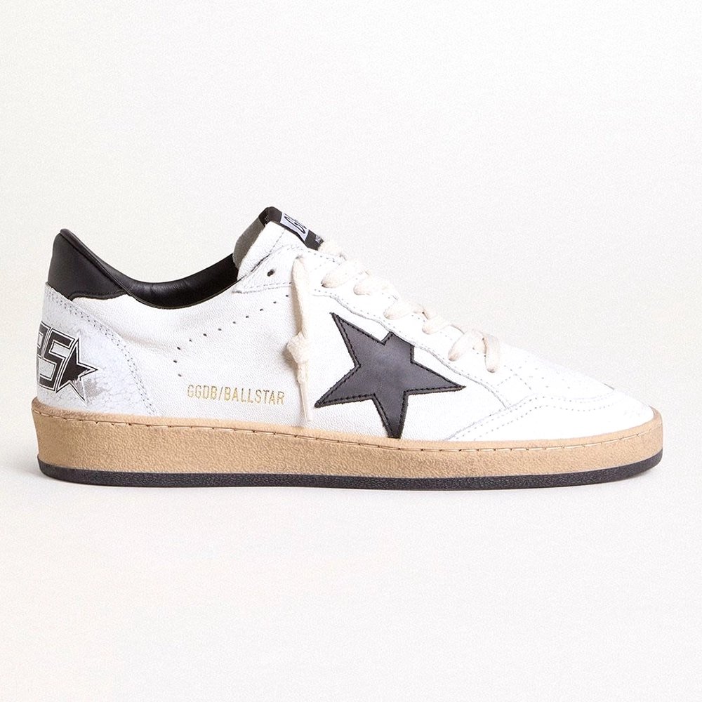 Golden Goose Ball Star white black,GOLDEN GOOSE