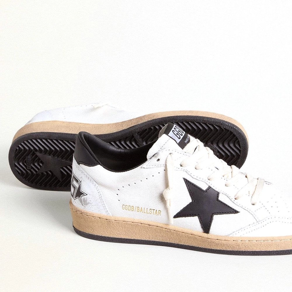 Golden Goose Ball Star white black,GOLDEN GOOSE