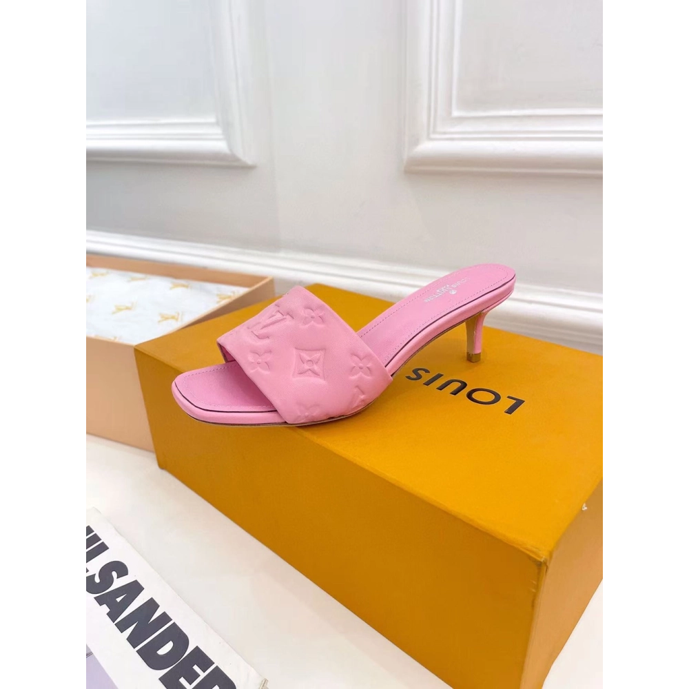 Louis Vuitton Revival Sandals Heel: 5.5cm 1A8G5E,Louis Vuitton Slides