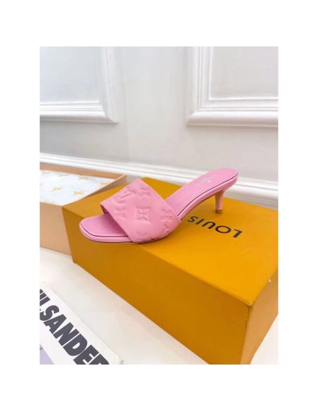 Louis Vuitton Revival Sandals Heel: 5.5cm 1A8G5E,Louis Vuitton Slides