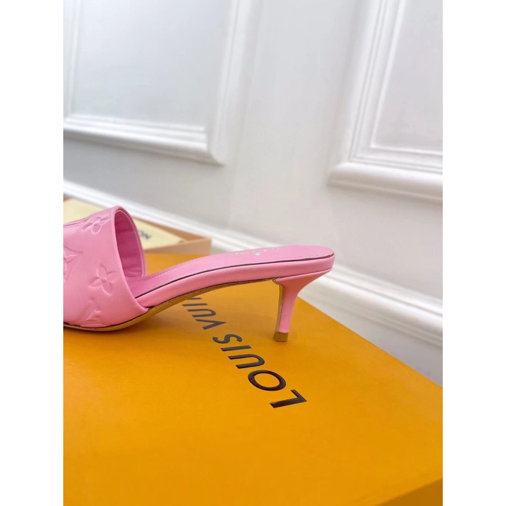 Louis Vuitton Revival Sandals Heel: 5.5cm 1A8G5E,Louis Vuitton Slides