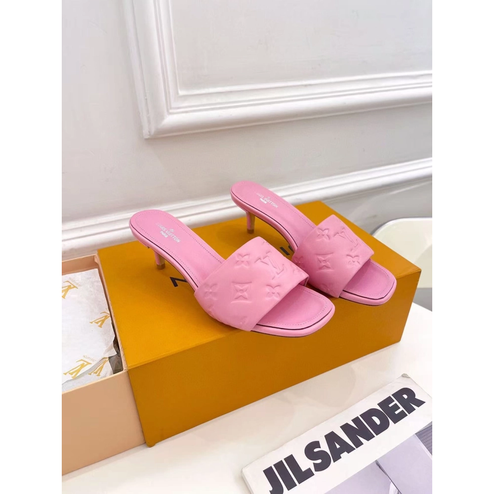 Louis Vuitton Revival Sandals Heel: 5.5cm 1A8G5E,Louis Vuitton Slides