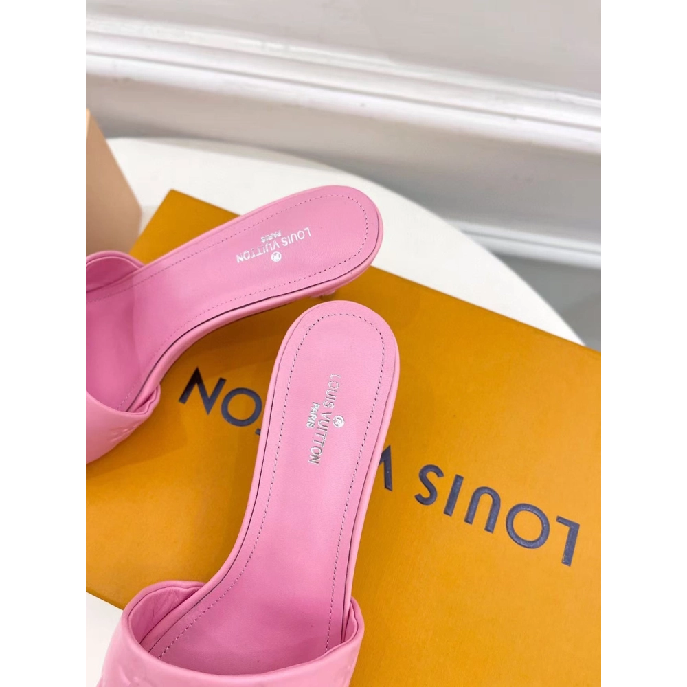 Louis Vuitton Revival Sandals Heel: 5.5cm 1A8G5E,Louis Vuitton Slides