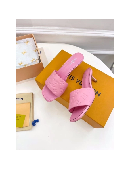 Louis Vuitton Revival Sandals Heel: 5.5cm 1A8G5E,Louis Vuitton Slides