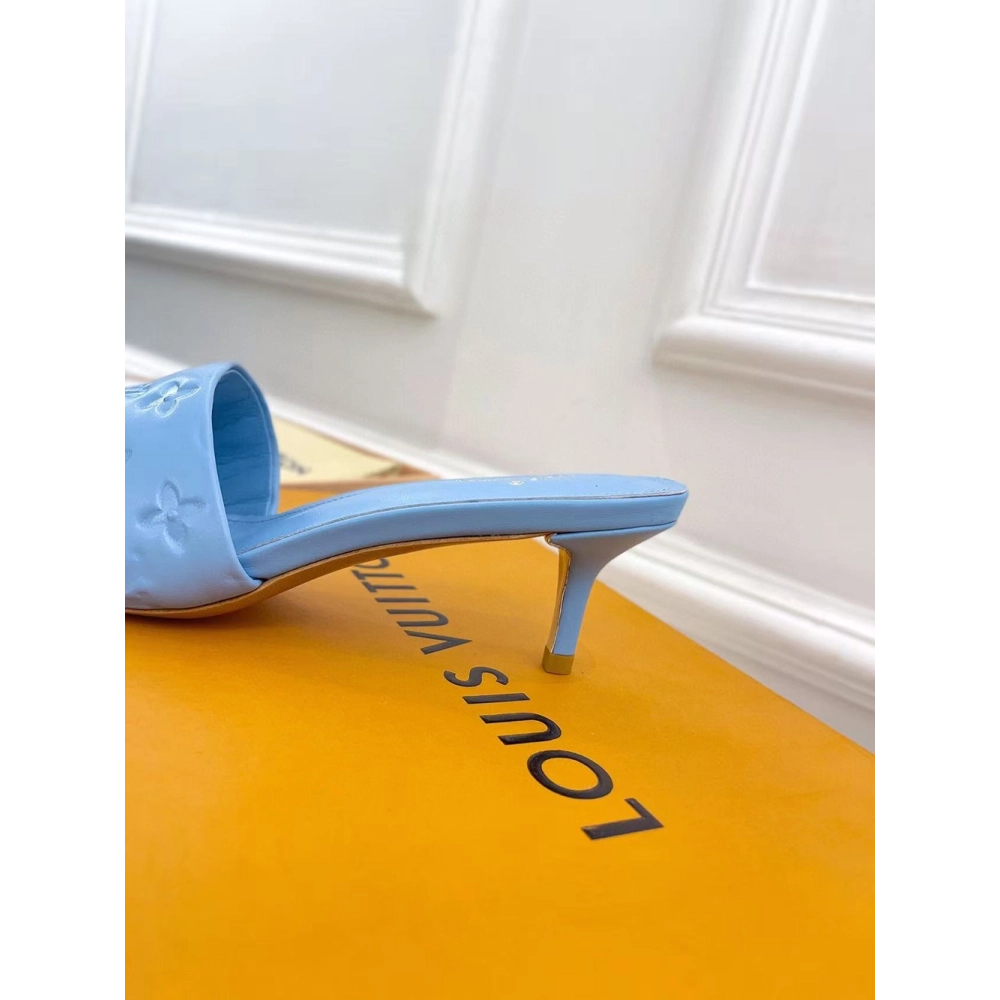 Louis Vuitton Revival Sandals Heel: 5.5cm 1A8G5T,Louis Vuitton Slides