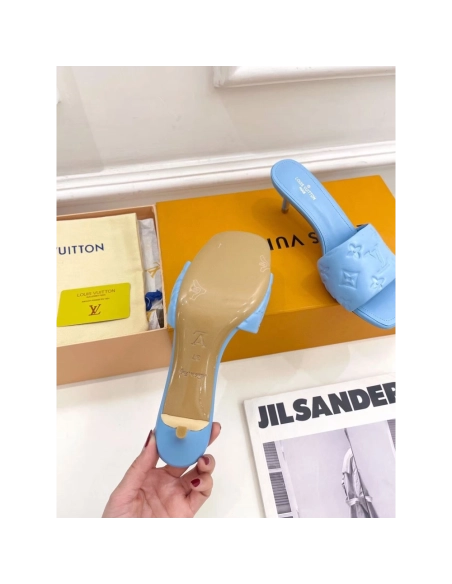 Louis Vuitton Revival Sandals Heel: 5.5cm 1A8G5T,Louis Vuitton Slides