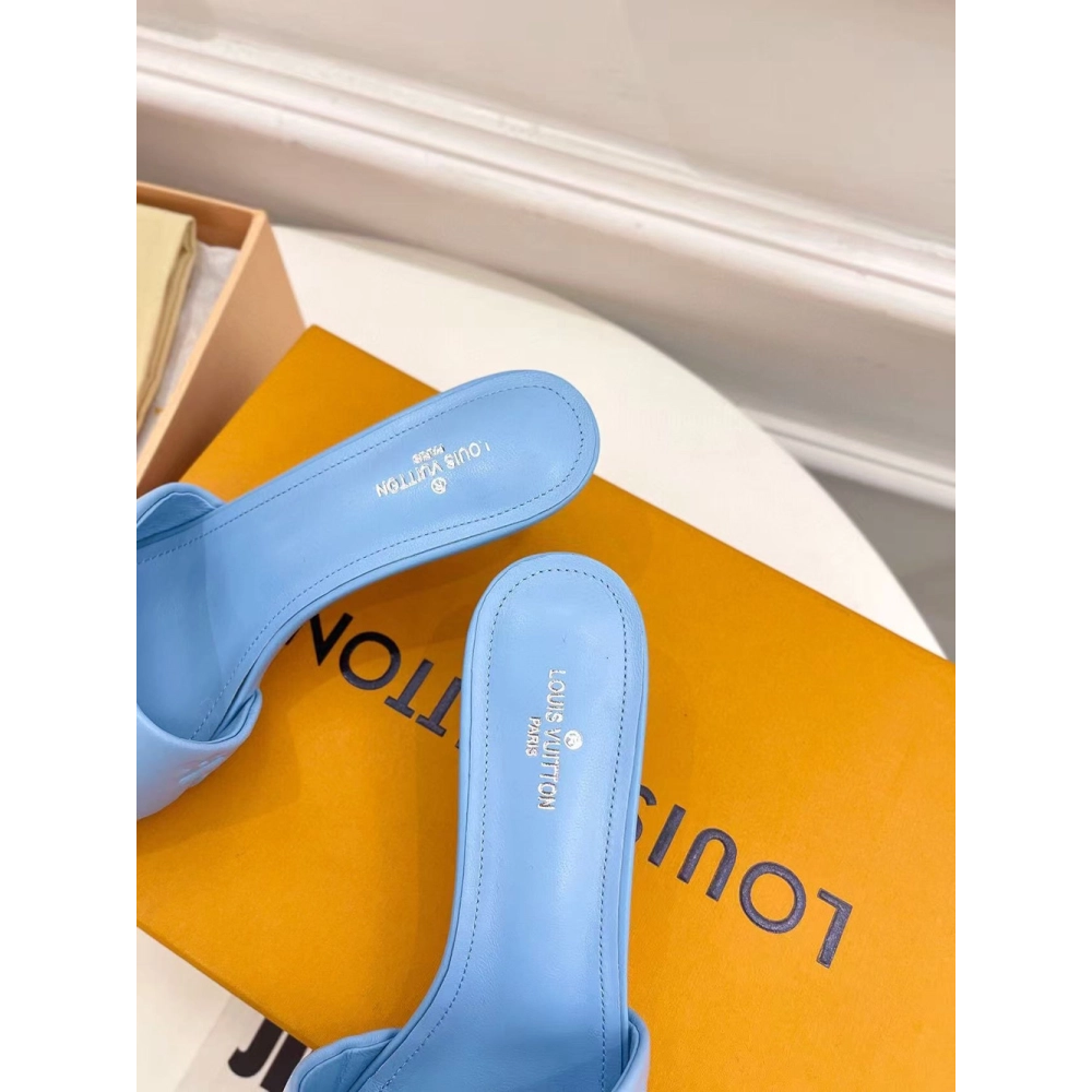 Louis Vuitton Revival Sandals Heel: 5.5cm 1A8G5T,Louis Vuitton Slides