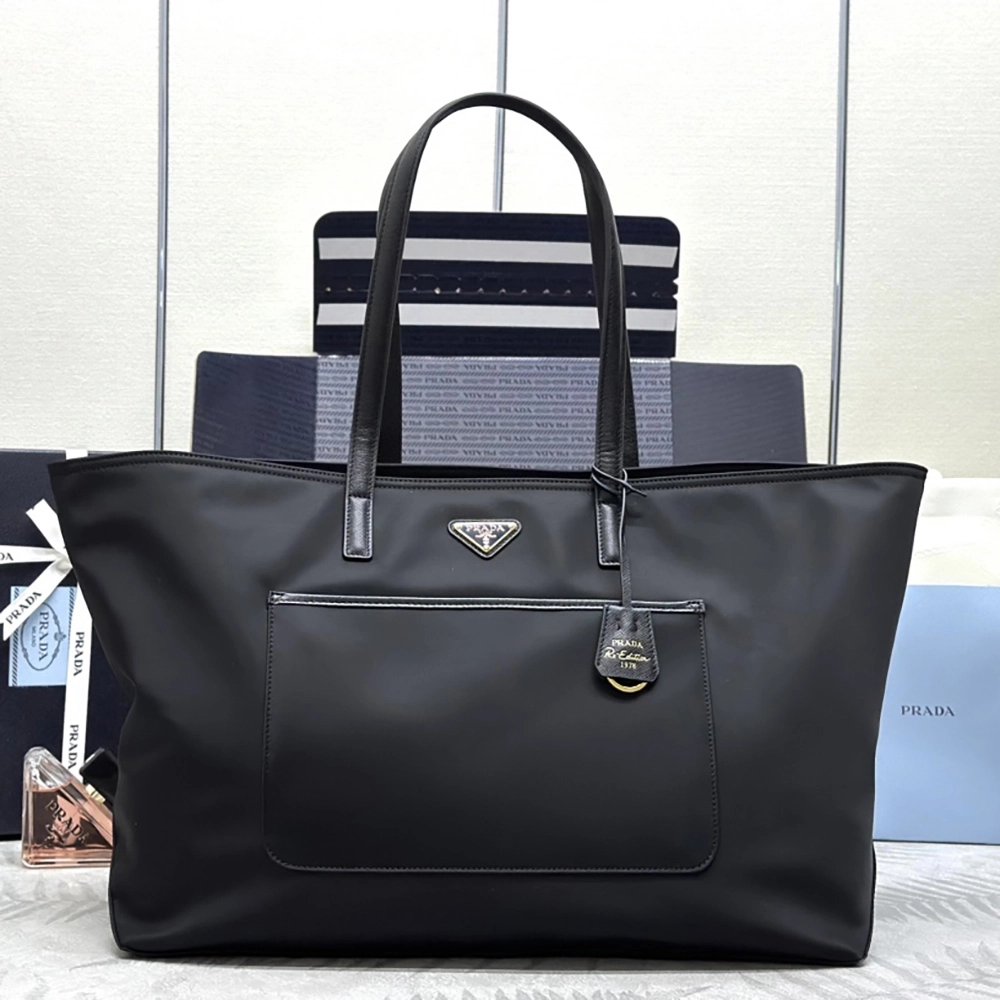 Prada large Re-Nylon tote bags 1BG527 31X43X15cm,Prada Bags