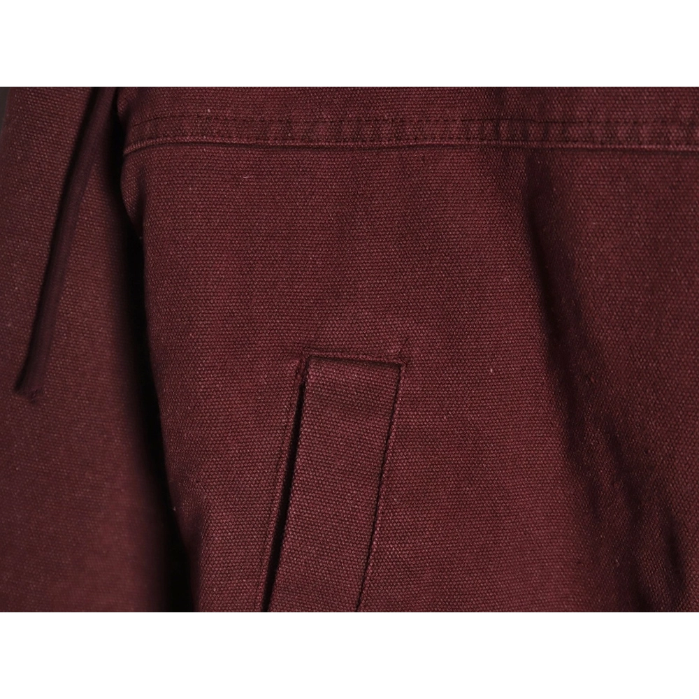 Stussy washed distressed letter embroidered black 8 hooded cotton jacket,Stussy