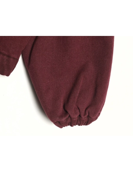 Stussy washed distressed letter embroidered black 8 hooded cotton jacket,Stussy