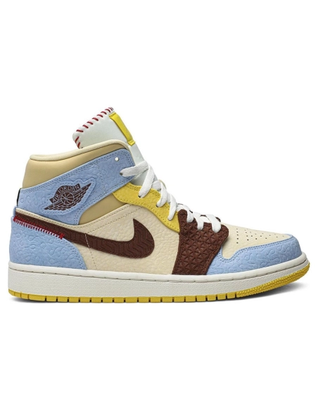 MAISON CHATEAU ROUGE X AIR JORDAN 1 MID SE FEARLESS CU2803 200,AIR JORDAN 1 MID,Air Jordan