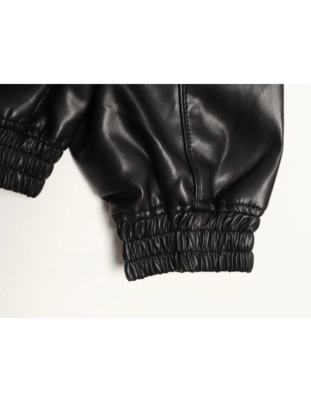 Supreme Umbro Embroidered Logo Zippered Leather Jacket TSK1,Supreme